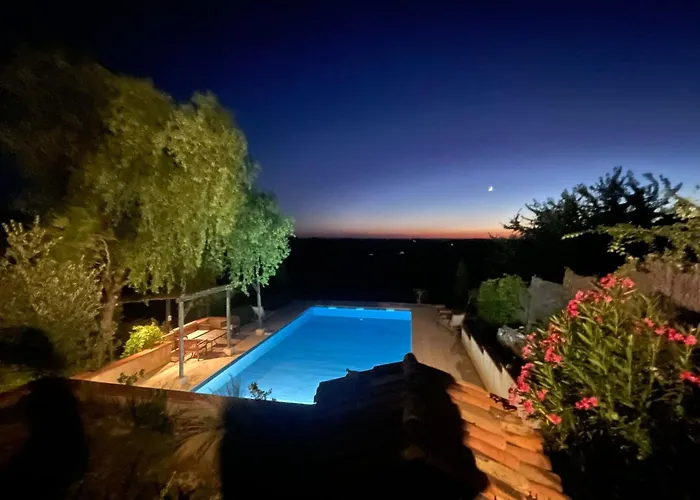 Tatil Evi Les 5 Terrasses - Vue Imprenable Et Piscine Privee